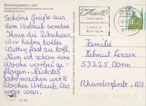 Alpenstraße - Weißbachschlucht