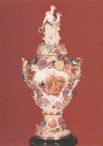 Meißen, Schauhalle - Deckelvase - 1976