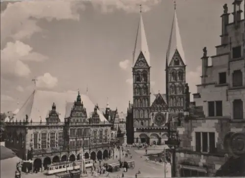 Bremen - Marktplatz - ca. 1965