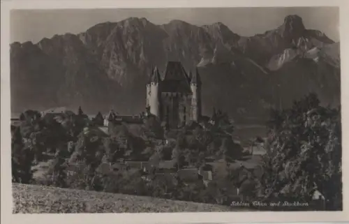Schweiz - Schweiz - Thun - Schloss und Stockhorn - 1929