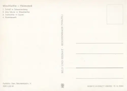 Grünhain-Beierfeld, Waschleithe - Heimateck