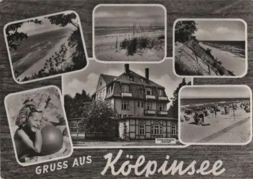 Loddin-Kölpinsee - 6 Teilbilder - 1961