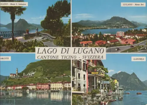 Schweiz - Lago di Lugano - Schweiz - 4 Bilder