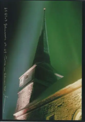 Weimar - Gelmeroda - Kirchturm - Lichtskulptur