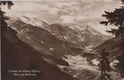 Österreich - Österreich - St. Anton - Blick vom Arlenweg - ca. 1940