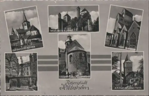 Hildesheim - u.a. Michaelis-Kirche - ca. 1955