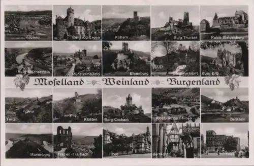 Mosel - Moselland, Weinland, Burgenland - ca. 1960