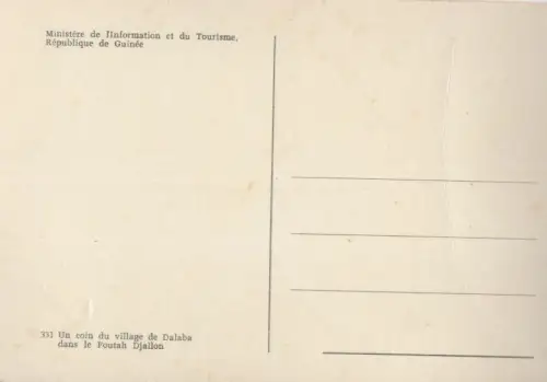 Guinea - Dalaba - Un coin