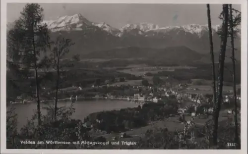 Österreich - Österreich - Velden - mit Mittagskogel und Triglav - ca. 1960