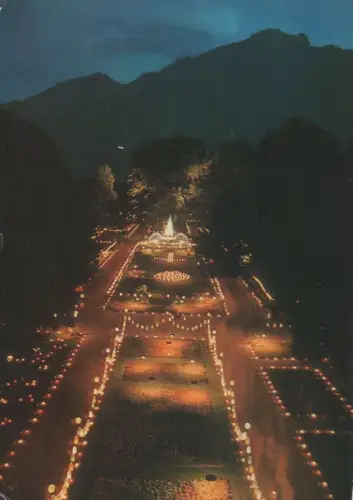 Bad Reichenhall - Kurpark Festbeleuchtung - 1972