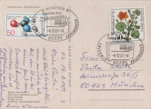 Wilde Narzisse Sonderstempel