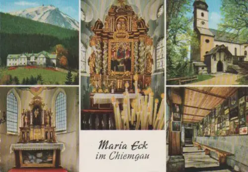 Siegsdorf - Kloster und Wallfahrtskirche, Post Siegsdorf - 1990