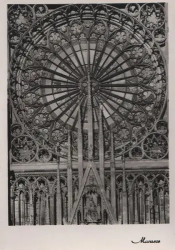 Frankreich - Frankreich - Strasbourg - La Rosace de la Cathedrale - ca. 1955