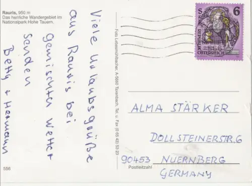 Österreich - Rauris - Österreich - 4 Bilder