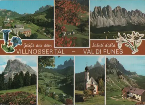 Italien - Italien - Villnößtal - 7 Teilbilder - 1973
