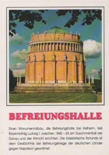 Kelheim - Befreiungshalle - ca. 1995