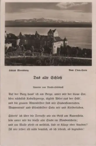 Meersburg - das akte Schloß - ca. 1950
