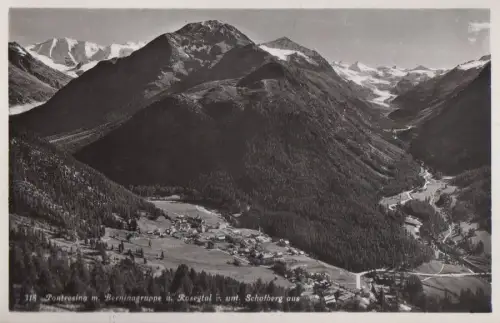 Schweiz - Schweiz - Pontresina - vom Schafberg - ca. 1955