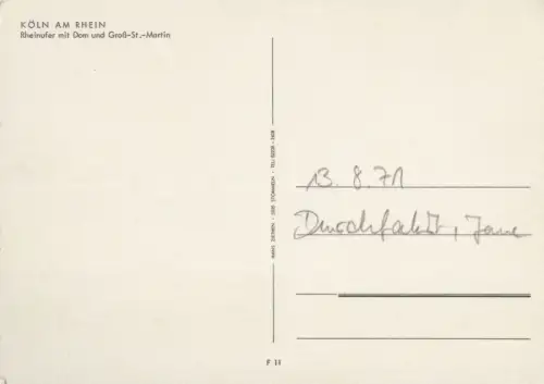 Köln - Rheinufer