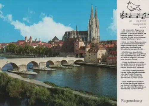 Regensburg - Steinerne Brücke - ca. 1985