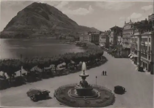 Schweiz - Schweiz - Lugano - Quai, Fontana Bossi - 1930
