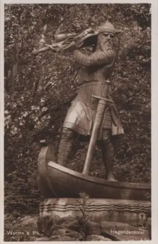 Worms - Hagendenkmal - ca. 1940