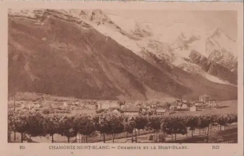Frankreich - Frankreich - Chamonix-Mont-Blanc - Mont-Blanc - ca. 1935