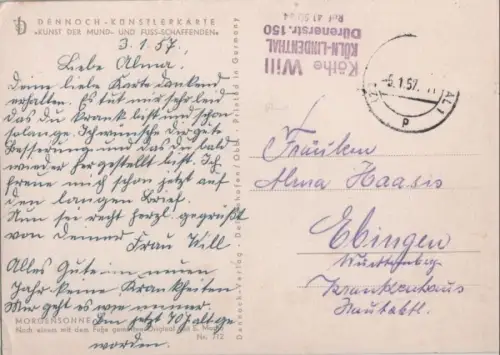 Morgensonne fußgemalt