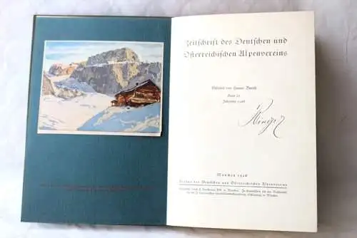 Barth, Hanns: Zeitschrift des Deutschen und Österreichischen Alpenvereins. 