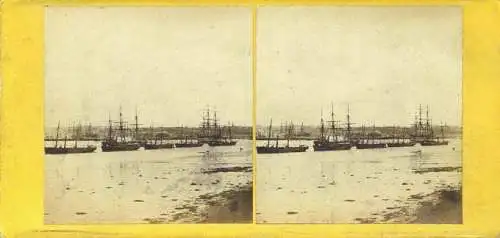 The Charon Goldfinch Spider Speedy Gunboats in Hamoaze 1861
