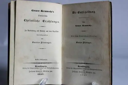 Kennedy, Grace: Grace Kennedy's sämmtliche Christliche Erzählungen 1837/38. 