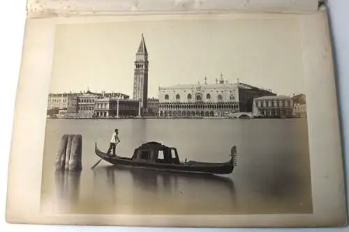 Venezia - Palazzo Ducale, Original-Fotografie 1871 von Carlo Naya