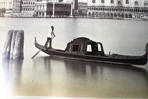 Venezia - Palazzo Ducale, Original-Fotografie 1871 von Carlo Naya