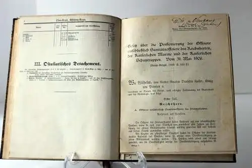 Dr. B.Jahn: Vollständige Dienstaltersliste der activen Sanitätsoffiziere 1906. 