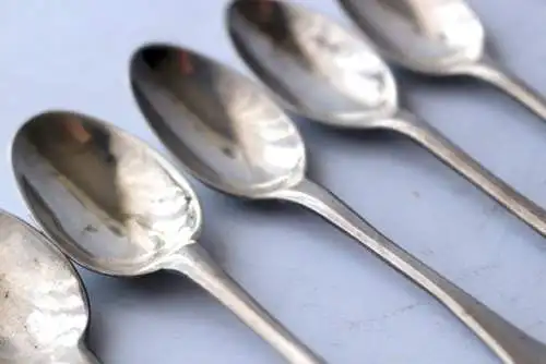 5 Kaffeelöffel Silber