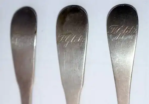 5 Kaffeelöffel Silber