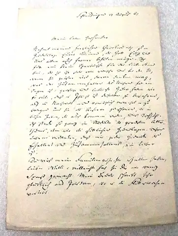 Privatbrief Paul de Lagarde 1861