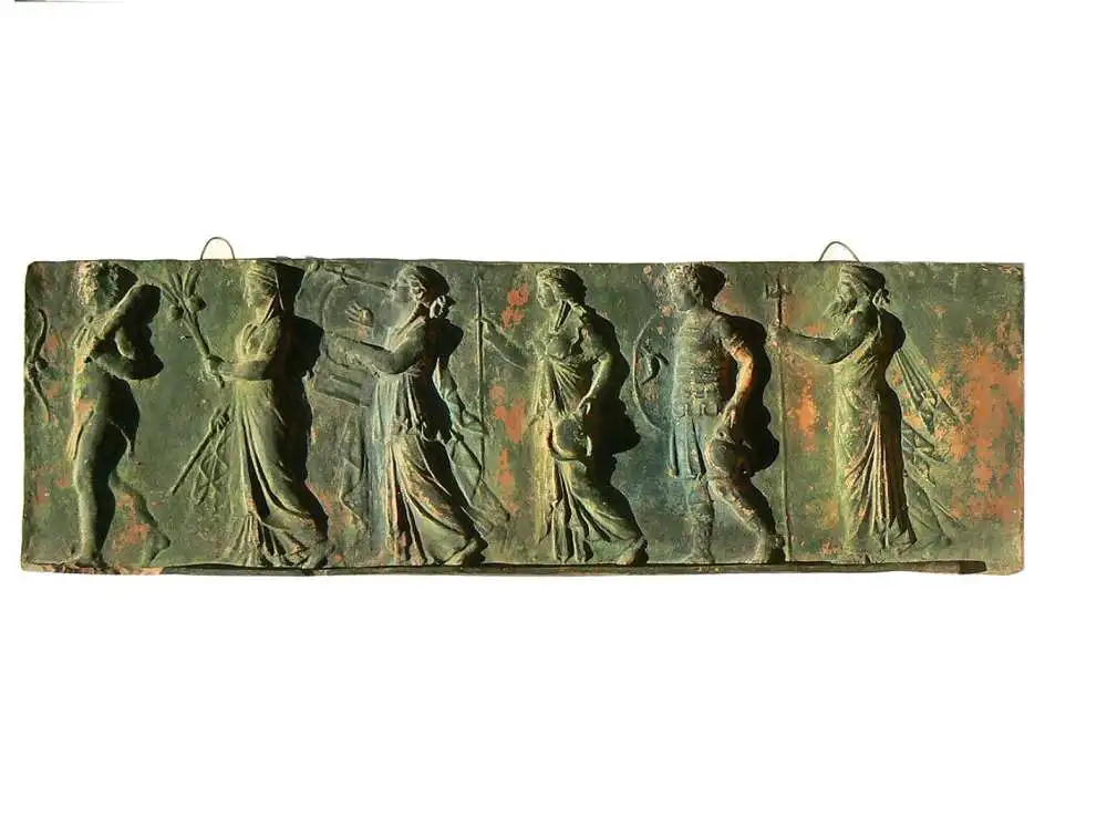 Wandfries mit römischen Motiv um 1920 0