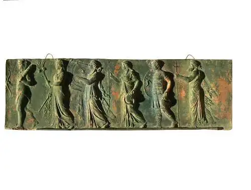 Wandfries mit römischen Motiv um 1920