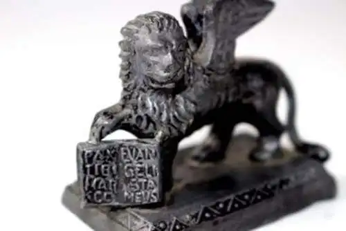 Markuslöwe - Zinnfigur, um 1900
