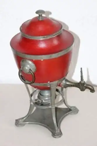 Samowar mit Spiritusbrenner, um 1870