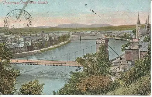 PC23976 Inverness from the Castle. Valentinstag. 1905