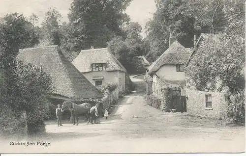 PC24552 Cockington Forge. F. W. Gibbs