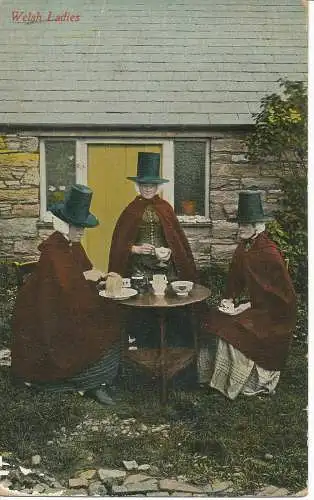PC23742 walisische Damen. Valentinstag. 1913