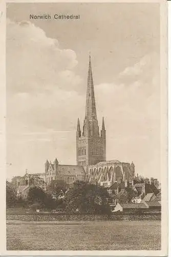 PC23757 Kathedrale von Norwich. 1931