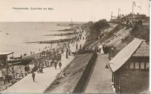 PC24504 Promenade. Clacton auf See. 1914