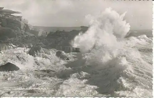 PC26321 Sturm auf Peninnis. Scilly. F. E. Gibson. Nr 343. RP