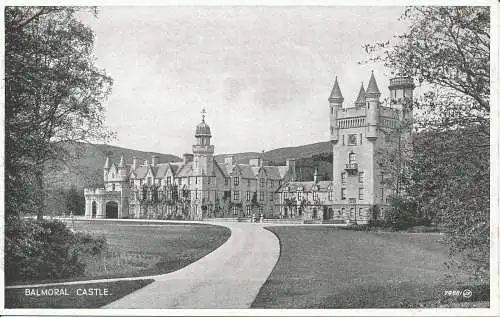 PC24732 Balmoral Castle. Valentinstag. Silber. Nr. 74881