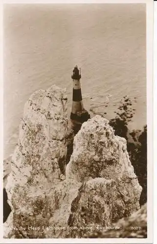 PC24579 Beachy Head Leuchtturm von oben. Eastbourne. Roy Hudson. Nr 5022. RP