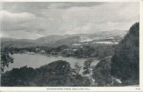 PC23883 Windermere von Adelaide Hill. Chadwick